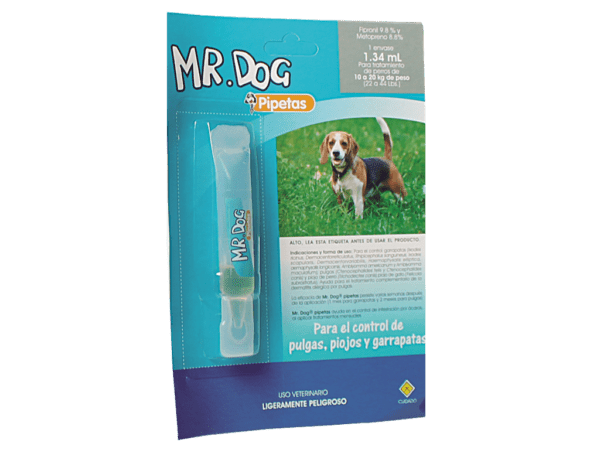 MR. DOG PIPETAS - (1.34 mL PARA PERROS DE 11 A 20 Kg)
