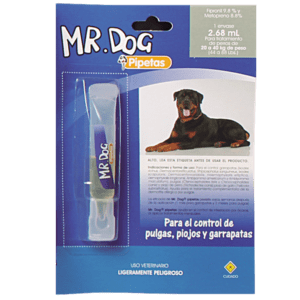 MR. DOG PIPETAS (2.68 mL PARA PERRO DE 20 - 40 Kg.