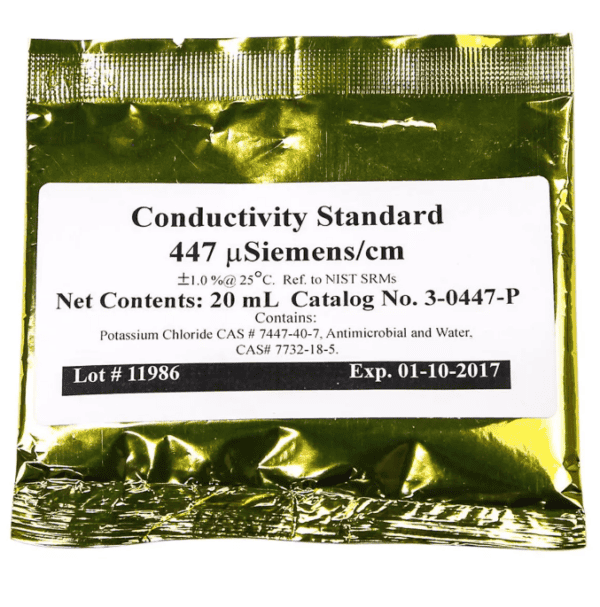 Neptune Systems Conductivity Calibration Solution - 447 Microsiemens