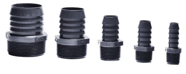 3/4” Schedule 80 Straight Barb x Male Thread