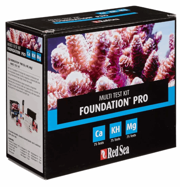 RedSea Reef Foundation Pro Multi Test Kit (Ca, Alk, Mg)
