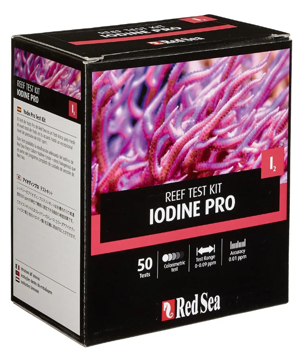 Red Sea Iodine Pro (12) Test Kit