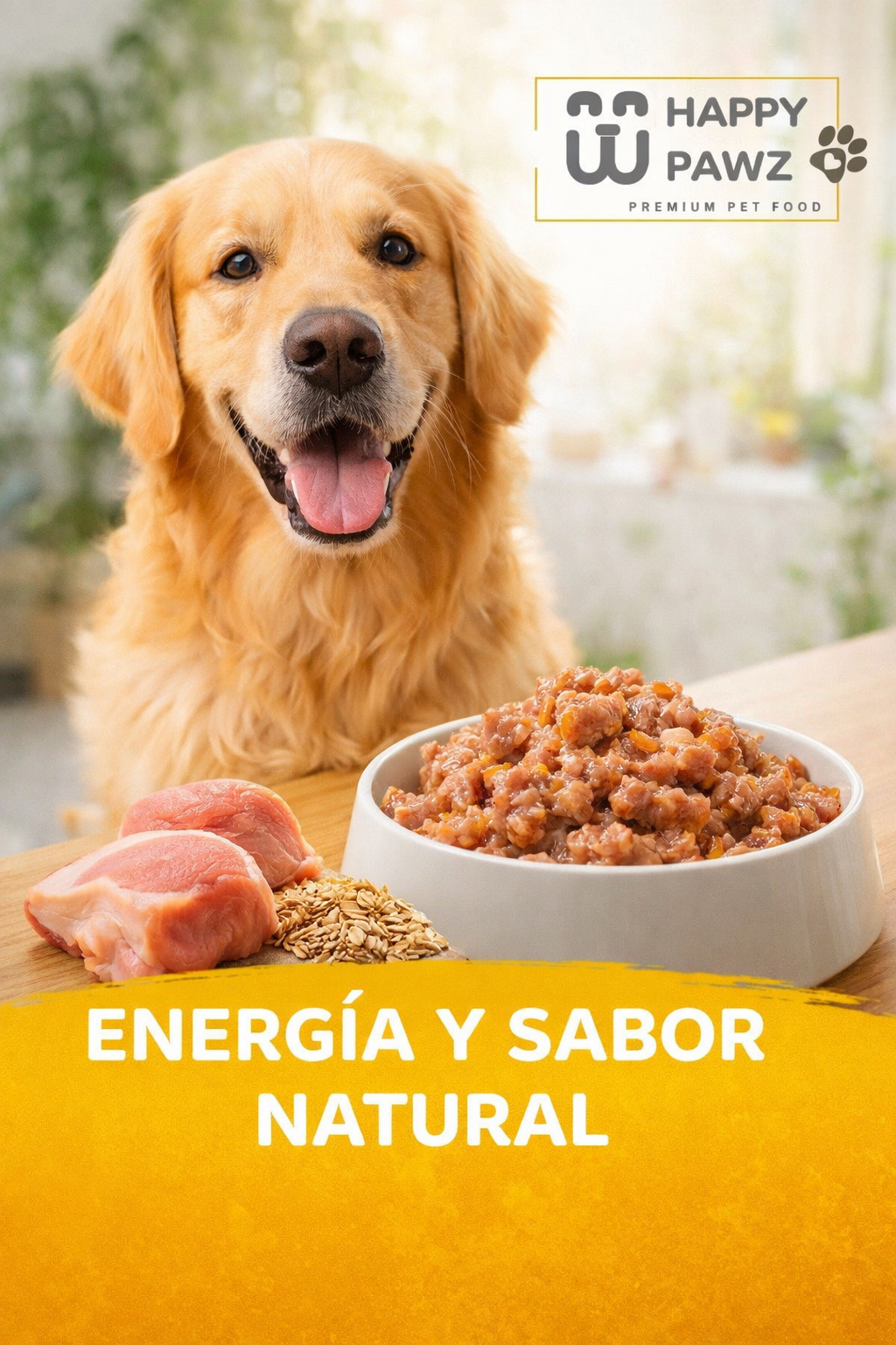 Papilla Organica Cerdo y Avena