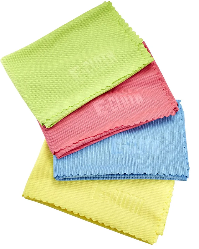 Glass & Polishing Cloth (4 Pack)