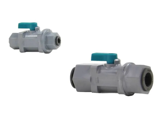 1/4" x 1/4" Inline Ball Valve Push Connect