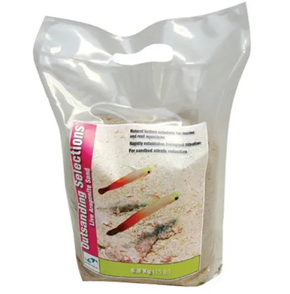 Live Aragonite Sand for Reef Aquariums