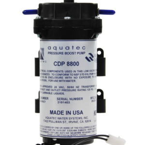 Kit de Bomba de Presión (Booster Pump) 8800 de 1/4" con Fuente y Sensor - Aquatec